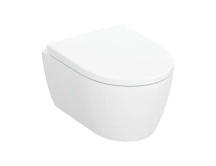 Geberit iCon - Závěsné WC se sedátkem SoftClose, Rimfree, matná bílá 502.381.JT.1