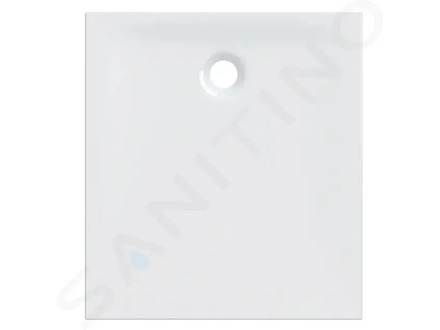 Geberit Nemea - Sprchová vanička 100x90 cm, lesklá bílá 550.574.00.1