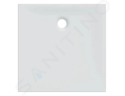 Geberit Nemea - Sprchová vanička 90x90 cm, protiskluz, matná bílá 550.591.00.1