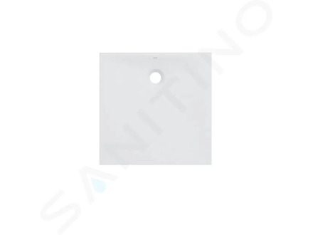 Geberit Olona - Sprchová vanička 80x80 cm, matná bílá 550.750.00.1