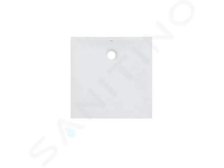 Geberit Olona - Sprchová vanička 90x75 cm, matná bílá 550.755.00.1