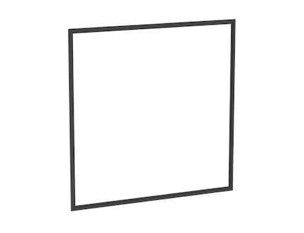 Geberit ONE - Krycí rám 1200x930 mm, pro vestavnou zrcadlovou skříňku Geberit ONE, matná černá 505.845.00.3