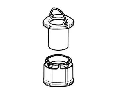 Geberit  - Ponorná trubka a nosič 240.568.00.1