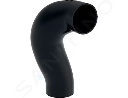 Geberit Příslušenství - Koleno PE BackFlip, d 110 mm, černá 367.616.16.1