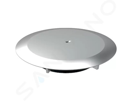 Geberit Příslušenství - Kryt odpadního ventilu d 90 mm, ke sprchové odpadní soupravě, matný chrom 150.265.46.1