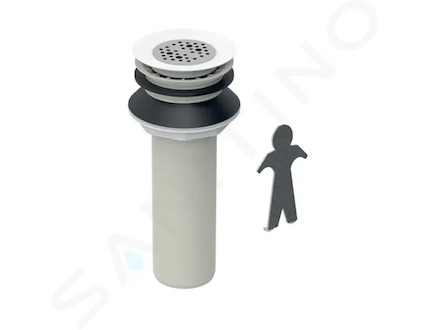 Geberit Příslušenství - Odpadní souprava pro pisoáry bez vody, průměr 50 mm 500.673.00.1
