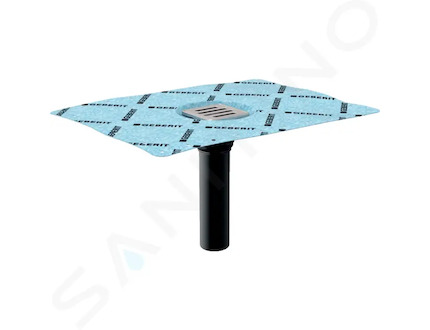 Geberit Příslušenství - Podlahová vpusť, d 5 cm, nerez 154.053.00.1