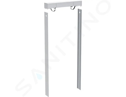 Geberit Příslušenství - Představbová sada pro Monolith Plus, kartáčovaný hliník 131.196.00.2