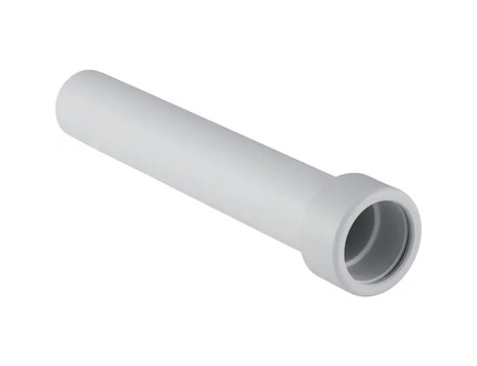 Geberit Příslušenství - Prodloužení se svěrným šroubením, délka 250 mm, d 50 mm, alpská bílá 152.160.11.1