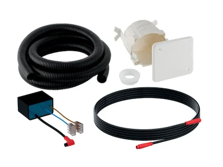 Geberit Příslušenství - Souprava pro hrubou montáž elektronického splachování WC, 12 V 115.861.00.6