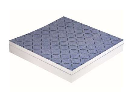 Geberit Příslušenství - Sprchová deska 900x900 mm, umožňující obložení, se spádem do V 154.252.00.1
