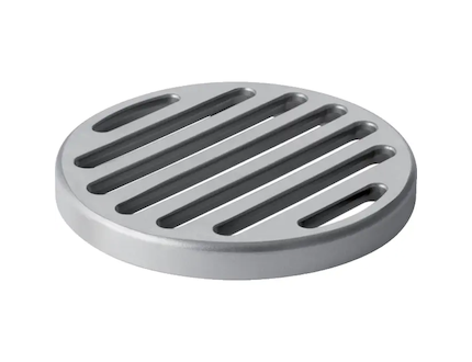 Geberit Příslušenství - Štěrbinový rošt pro podlahové vpusti, průměr 14 cm, pojízdný, nerez 388.133.00.1
