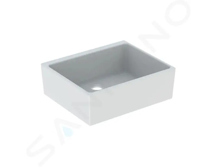 Geberit Publica - Keramický dřez 50x40 cm, bílá 360050000