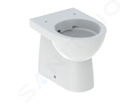 Geberit Selnova Compact - Stojící WC, zadní/spodní odpad, Rimfree, bílá 500.394.01.7