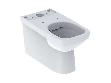 Geberit Selnova Square - WC kombi mísa, spodní/zadní odpad, Rimfree, bílá 500.489.01.7