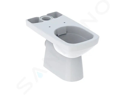 Geberit Selnova Square - WC kombi mísa, zadní odpad, Rimfree, bílá 501.563.01.7
