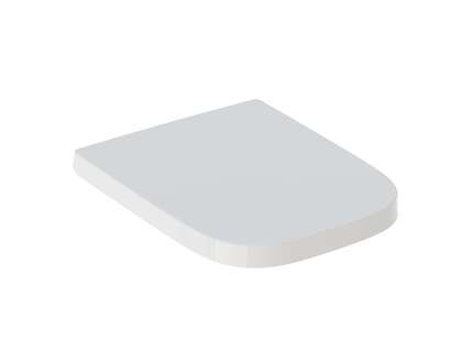 Geberit Selnova Square - WC sedátko, duroplast, Softclose, bílá 501.556.01.1