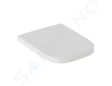 Geberit Selnova Square - WC sedátko, duroplast, Softclose, bílá 501.557.01.1