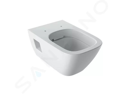 Geberit Selnova Square - Závěsné WC, 540x350 mm, Rimfree, bílá 501.546.01.1