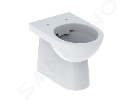 Geberit Selnova - Stojící WC, zadní/spodní odpad, Rimfree, bílá 500.393.01.7