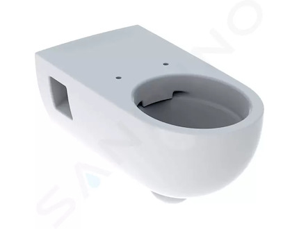 Geberit Selnova - Závěsné WC, bezbariérové, Rimfree, bílá 500.693.01.2