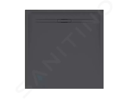 Geberit Sestra - Sprchová vanička 90x90 cm, grafit 550.270.00.2