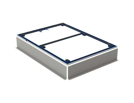 Geberit Setaplano - Instalační rám pro sprchové vaničky, 800x1200 mm, pro 6 nohou 154.464.00.1