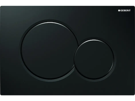 Geberit Sigma01 - Ovládací tlačítko splachování, černá 115.770.DW.5