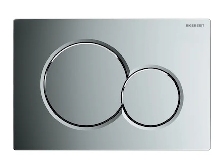 Geberit Sigma01 - Ovládací tlačítko splachování, lesklý chrom 115.770.21.5
