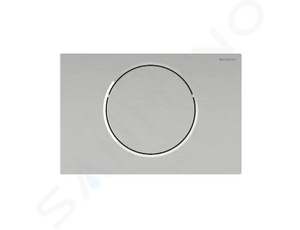 Geberit Sigma10 - Elektronické ovládání splachování, síťové napájení, rádiově ovládané, kartáčovaný nerez 115.867.SN.6