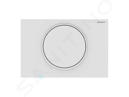 Geberit Sigma10 - Ovládání splachování, matná bílá 115.758.01.5