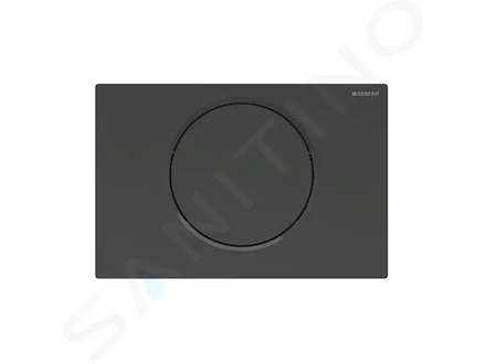 Geberit Sigma10 - Ovládání splachování, matná černá 115.758.16.5