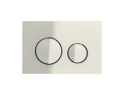 Geberit Sigma21 - Ovládací tlačítko splachování, chrom/pískově šedá 115.884.JL.1