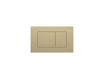 Geberit Sigma40 - Ovládání splachování, easy to clean, kartáčovaná mosaz 115.629.QF.1