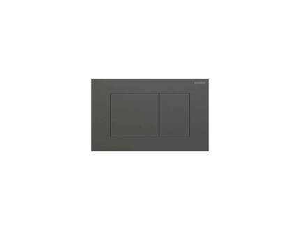 Geberit Sigma40 - Ovládání splachování, easy to clean, kartáčovaný černý chrom 115.629.QD.1