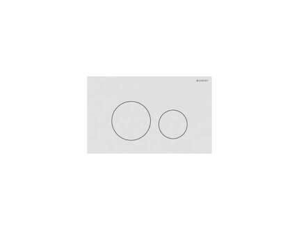 Geberit Sigma40 - Ovládání splachování, easy to clean, matná bílá 115.628.JT.1