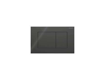 Geberit Sigma40 - Ovládání splachování, sklo/černá 115.629.SJ.1