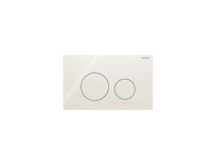 Geberit Sigma40 - Ovládání splachování, sklo/pískově šedá 115.628.JL.1