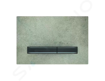 Geberit Sigma50 - Ovládací tlačítko pro 2 množství splachování, dekor betonu/černý chrom 115.671.JV.2