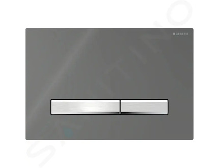 Geberit Sigma50 - Ovládací tlačítko splachování, chrom/lávová 115.788.JK.2