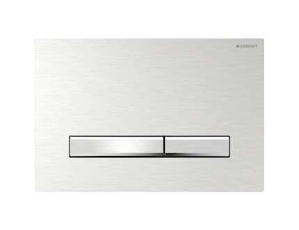 Geberit Sigma50 - Ovládací tlačítko splachování, kartáčovaný chrom 115.788.GH.2
