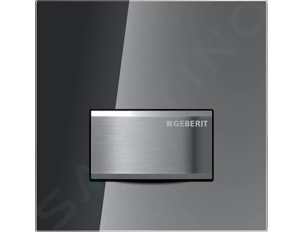Geberit Sigma50 - Ovládání splachování pisoáru, chrom/kouřově zrcadlové sklo 116.016.SD.5