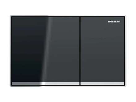 Geberit Sigma60 - Ovládací tlačítko splachování, chrom/lávová 115.640.JK.1
