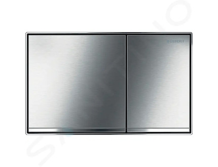 Geberit Sigma60 - Ovládací tlačítko splachování, kartáčovaný chrom 115.640.GH.1