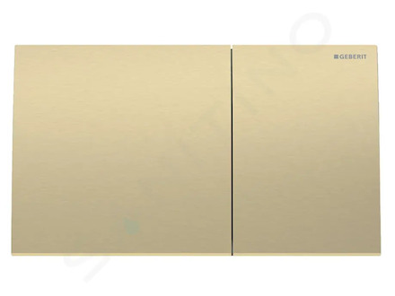 Geberit Sigma70 - Ovládání splachování, easy to clean, kartáčovaná mosaz 115.622.QF.1