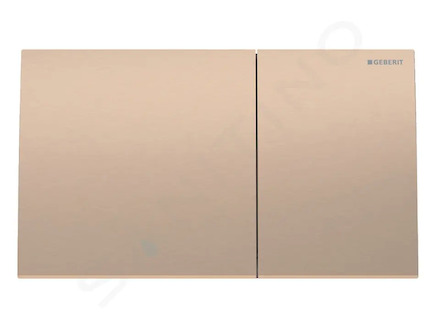 Geberit Sigma70 - Ovládání splachování, easy to clean, kartáčované červené zlato 115.622.QB.1