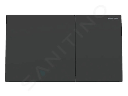 Geberit Sigma70 - Ovládání splachování, easy to clean, matná černá 115.622.14.1