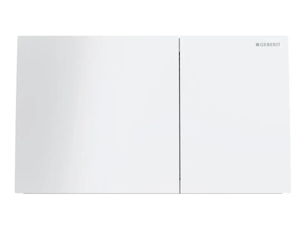 Geberit Sigma70 - Ovládání splachování, sklo/bílá 115.622.SI.1