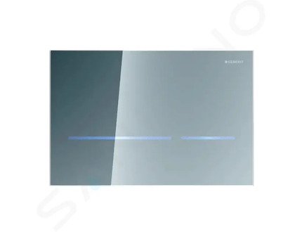 Geberit Sigma80 - Elektronické ovládání splachování, síťové napájení, zrcadlové sklo 116.092.SM.6