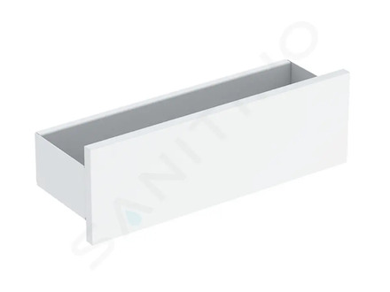 Geberit Smyle Square - Polička 45 cm, lávová/bílá 500.362.00.1